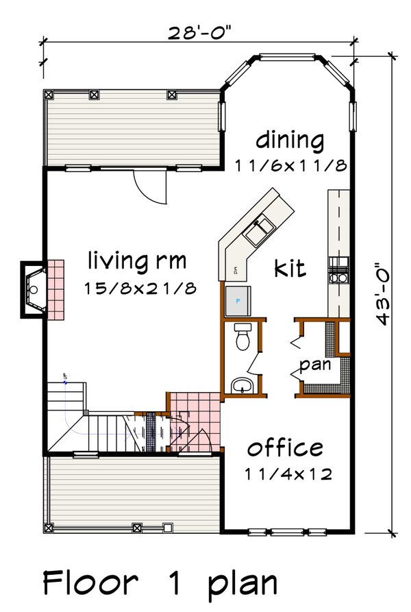 Dream House Plan - Traditional Floor Plan - Main Floor Plan #79-350