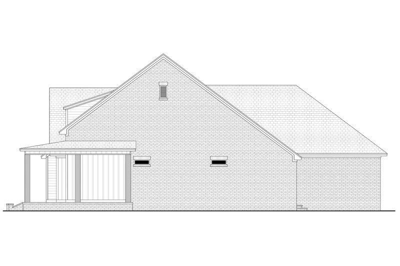 Dream House Plan - Exterior - Other Elevation 1 for Farmhouse House Plan #430-307 - 3 bed, 3.5 bath