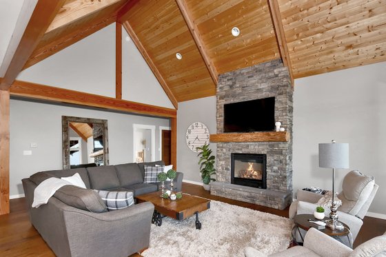 Interior - Family Room 2 for Craftsman House Plan #1070-15 - 3 bed, 2.5 bath