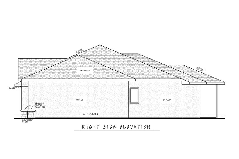 Dream House Plan - Exterior - Other Elevation for Modern House Plan #20-2489 - 3 bed, 2.5 bath