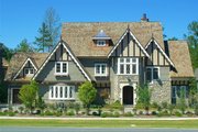 Tudor Style House Plan - 4 Beds 4 Baths 4934 Sq/Ft Plan #413-124 