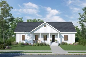 Farmhouse Exterior - Front Elevation Plan #44-264
