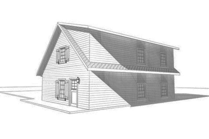 Dream House Plan - Exterior - Other Elevation 1 for Traditional House Plan #123-107, 0 bath