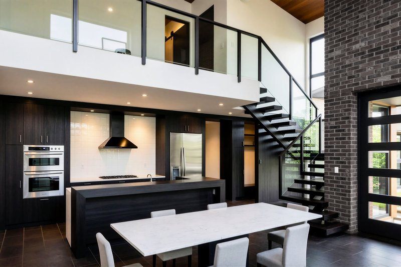 Dream House Plan - Interior - Kitchen for Modern House Plan #80-229 - 3 bed, 3.5 bath