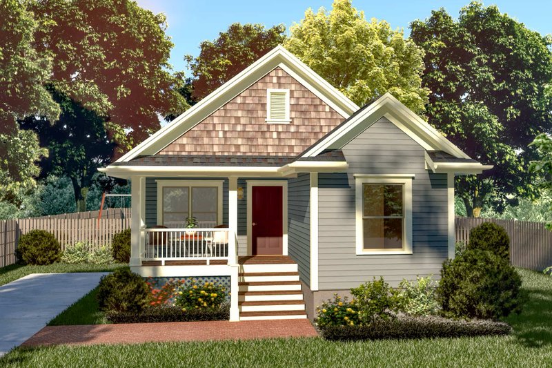 House Plan Design - Cottage Exterior - Front Elevation Plan #79-144