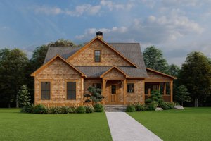 Craftsman Exterior - Front Elevation Plan #17-3370