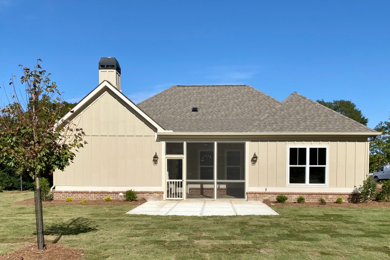 House Blueprint - Exterior - Rear Elevation for Craftsman House Plan #437-113 - 3 bed, 2.5 bath