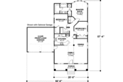 Cottage Style House Plan - 3 Beds 2 Baths 1420 Sq/Ft Plan #56-232 