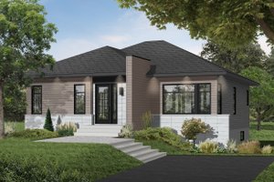 Contemporary Exterior - Front Elevation Plan #23-2571