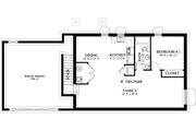 Ranch Style House Plan - 2 Beds 1 Baths 931 Sq/Ft Plan #1060-38 