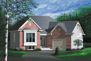 Traditional Style House Plan - 2 Beds 1 Baths 1046 Sq/Ft Plan #25-1052 