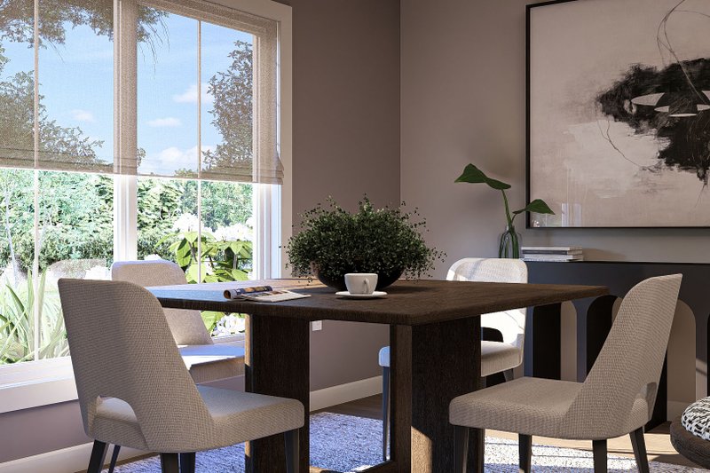 Home Plan - Interior - Dining Room for Farmhouse House Plan #455-387 - 3 bed, 2.5 bath