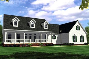 Farmhouse Exterior - Front Elevation Plan #21-117