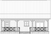 Farmhouse Style House Plan - 2 Beds 2 Baths 1020 Sq/Ft Plan #21-500 