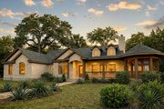 Country Style House Plan - 4 Beds 2.5 Baths 2184 Sq/Ft Plan #80-119 Exterior 