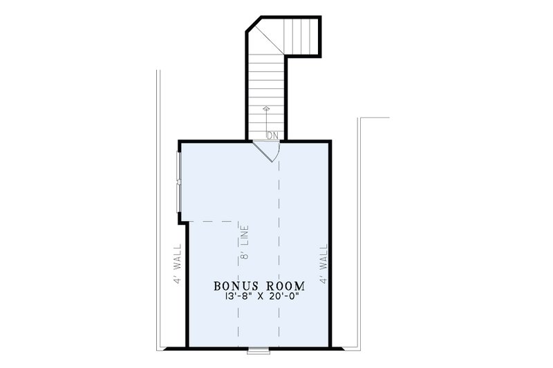 Home Plan - Floor Plan - Upper Floor for European House Plan #17-2417 - 4 bed, 2 bath