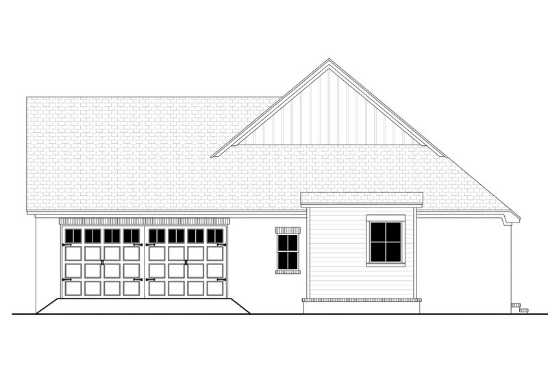 House Blueprint - Exterior - Other Elevation 1 for Farmhouse House Plan #430-338 - 4 bed, 2 bath