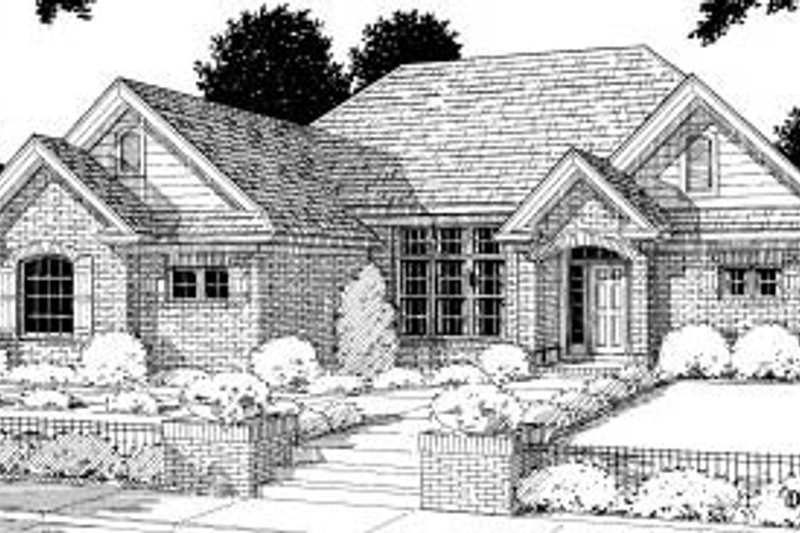 House Plan Design - Traditional Exterior - Front Elevation Plan #20-190