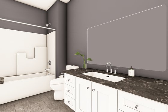 Interior - Bathroom 1 for Barndominium House Plan #1064-261 - 3 bed, 2 bath