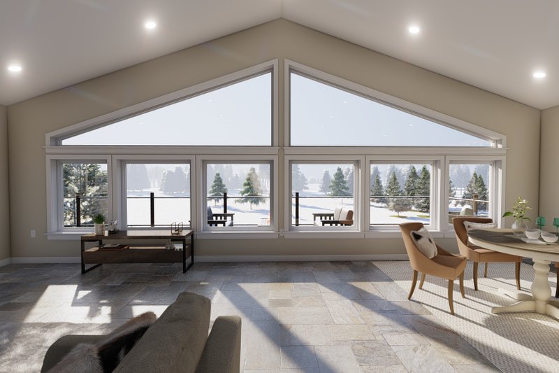 House Design - Interior - Family Room 1 for Barndominium House Plan #1060-95 - 2 bed, 2 bath