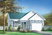 Traditional Style House Plan - 2 Beds 1 Baths 1026 Sq/Ft Plan #25-1169 