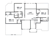 European Style House Plan - 4 Beds 4 Baths 2905 Sq/Ft Plan #67-233 