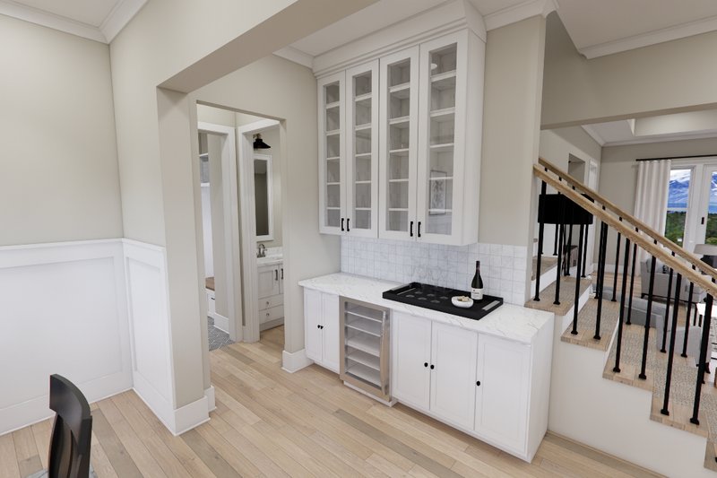 House Blueprint - Interior - Dining Room 2 for Farmhouse House Plan #51-1283 - 3 bed, 3.5 bath