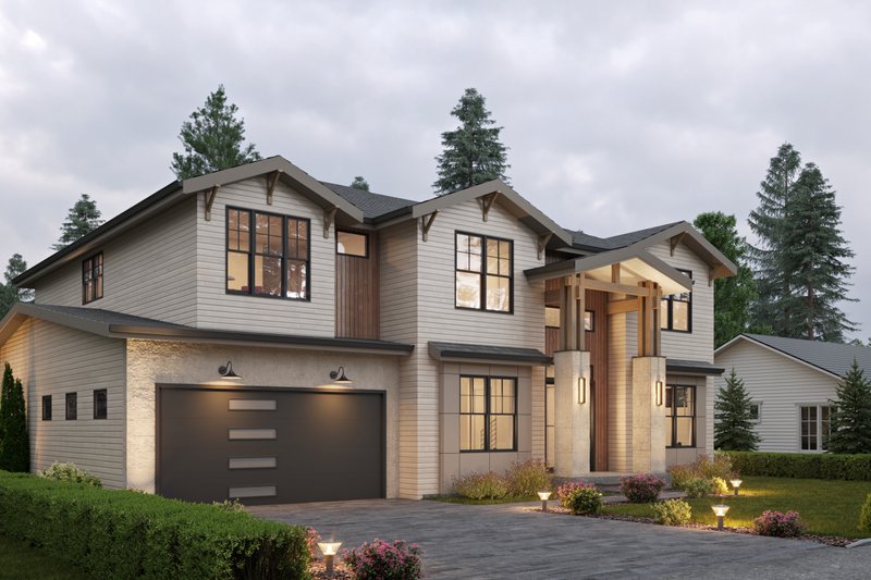 Home Plan - Exterior - Front Elevation 4 for Craftsman House Plan #1066-223 - 4 bed, 4.5 bath