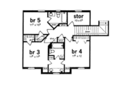 European Style House Plan - 5 Beds 4.5 Baths 3348 Sq/Ft Plan #36-352 