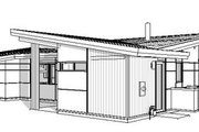 Modern Style House Plan - 2 Beds 2 Baths 1630 Sq/Ft Plan #895-159 