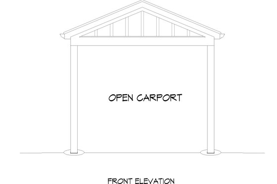 Exterior - Front Elevation 3 for Traditional House Plan #932-729, 0 bath