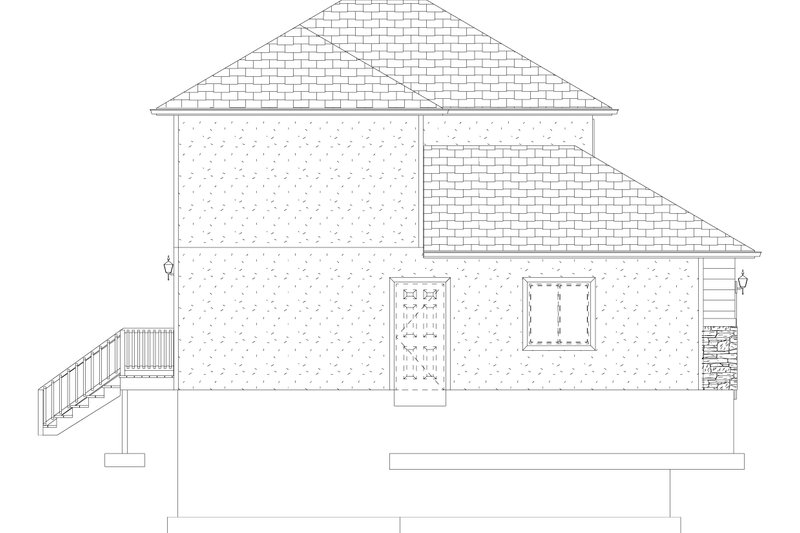 Dream House Plan - Exterior - Other Elevation for Traditional House Plan #1060-303 - 3 bed, 2.5 bath