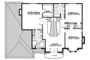 European Style House Plan - 3 Beds 2.5 Baths 3345 Sq/Ft Plan #138-131 