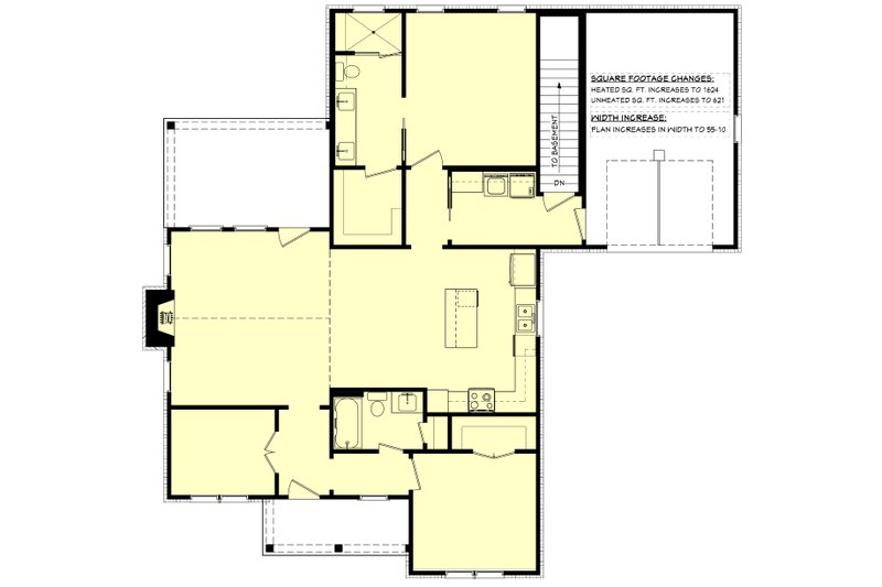 Home Plan - Floor Plan - Other Floor for Country House Plan #430-401 - 2 bed, 2 bath