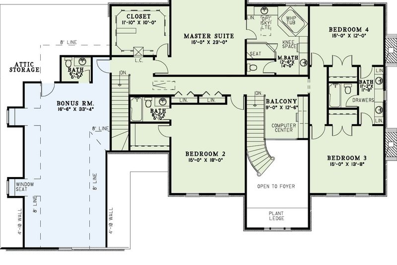 Dream House Plan - Exterior - Front Elevation 4 for European House Plan #17-2340 - 4 bed, 5 bath