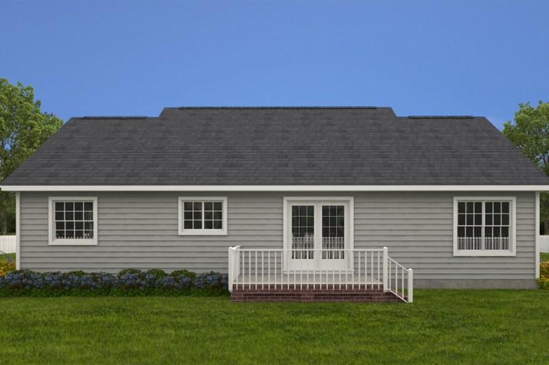 Home Plan - Exterior - Other Elevation 6 for Ranch House Plan #1082-10 - 3 bed, 2 bath
