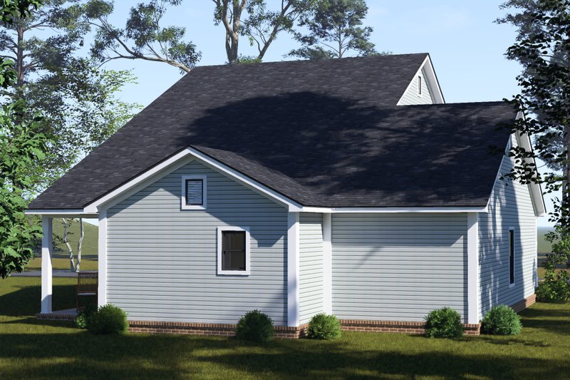 Architectural House Design - Exterior - Other Elevation 4 for Cottage House Plan #513-2499 - 5 bed, 3 bath