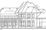 European Style House Plan - 4 Beds 4 Baths 3373 Sq/Ft Plan #20-1706 