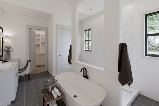 Farmhouse Interior - Master Bathroom Plan #1074-107
