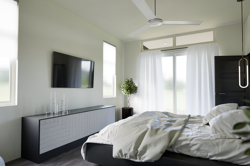 Architectural House Design - Interior - Master Bedroom 1 for Contemporary House Plan #48-1125 - 3 bed, 2 bath