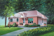 Classical Style House Plan - 3 Beds 1 Baths 1120 Sq/Ft Plan #25-4818 