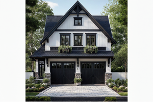 Country Exterior - Front Elevation Plan #515-45