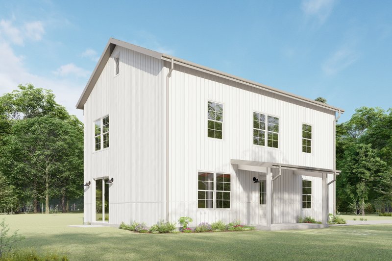 Home Plan - Exterior - Other Elevation 4 for Barndominium House Plan #1092-25 - 3 bed, 2 bath