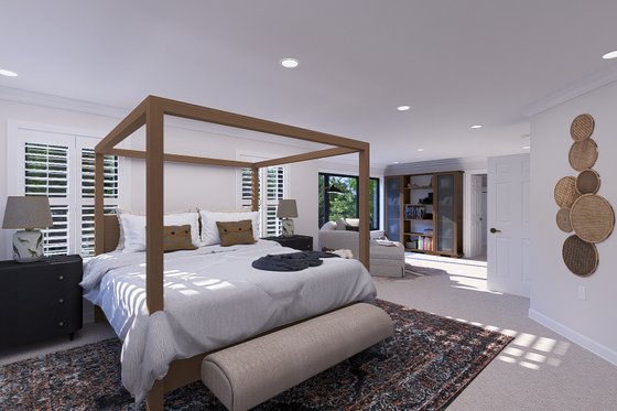 Interior - Master Bedroom for Traditional House Plan #1060-268 - 3 bed, 2.5 bath