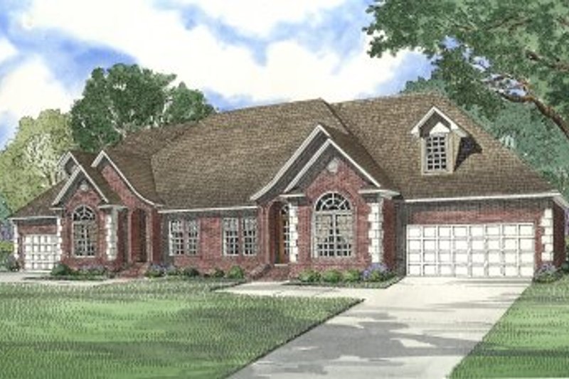 Dream House Plan - European Exterior - Front Elevation Plan #17-2011