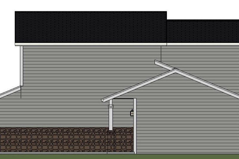 House Blueprint - Exterior - Other Elevation 1 for Cottage House Plan #943-56 - 3 bed, 2.5 bath