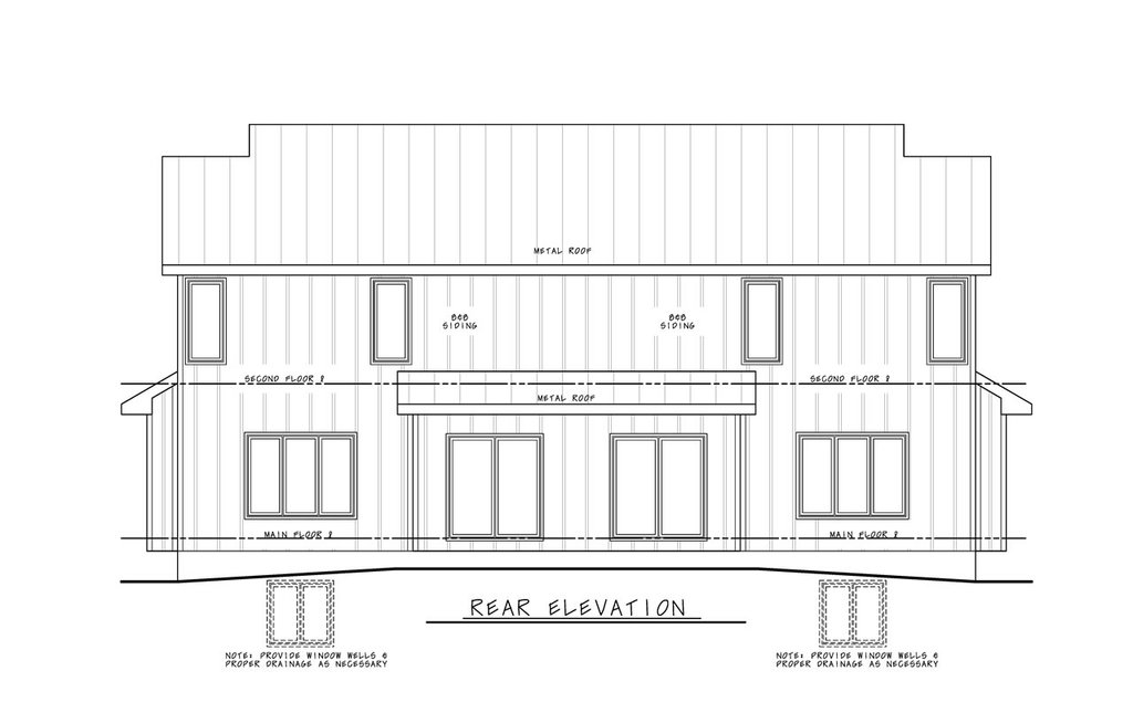 Modern Style House Plan - 3 Beds 2.5 Baths 1408 Sq/Ft Plan #20-2542