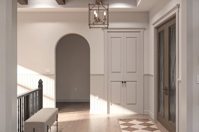 Architectural House Design - Interior - Entry for Cottage House Plan #455-784 - 3 bed, 2.5 bath