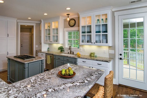 Interior - Kitchen for European House Plan #929-4 - 4 bed, 4 bath