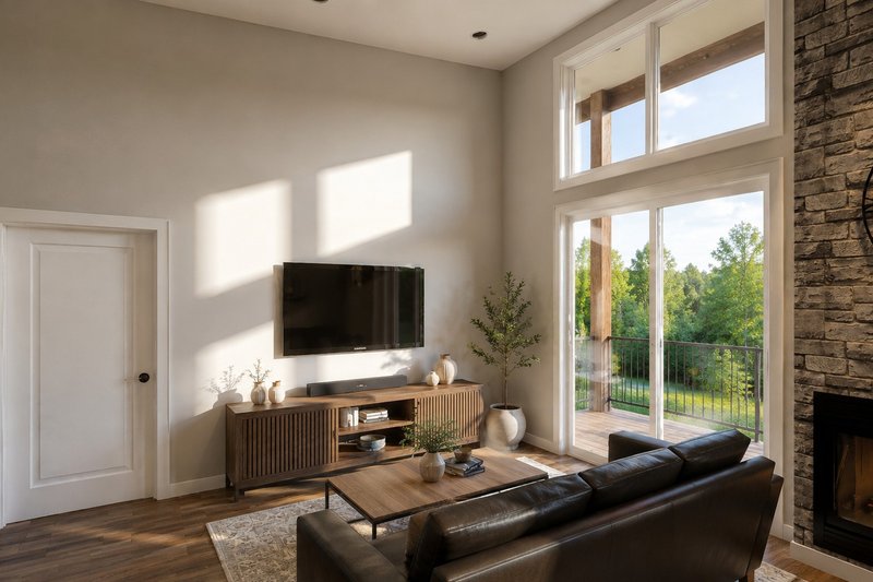 Home Plan - Interior - Family Room 2 for Contemporary House Plan #1064-464 - 1 bed, 1.5 bath
